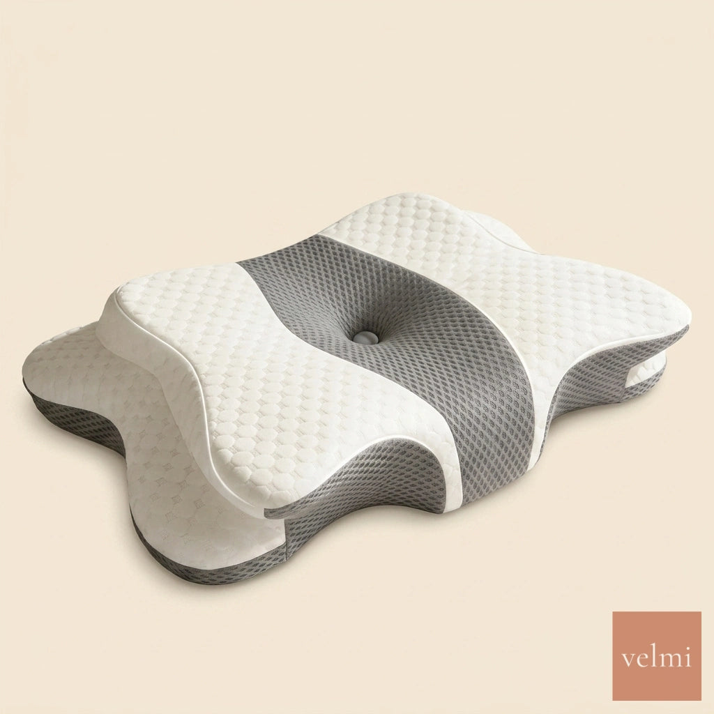 Oreiller cervical papillon Velmi à mémoire de forme, vue de face